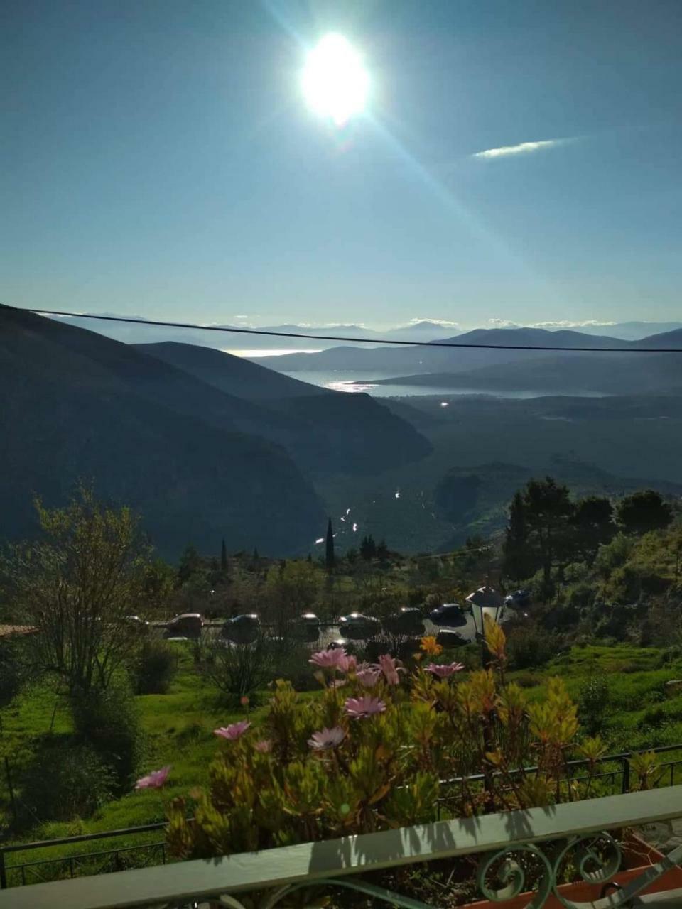 Sun View Guesthouse Delphi Buitenkant foto